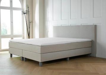 ACTIE! Boxspring Malaga 180 200 Beige beschikbaar voor biedingen