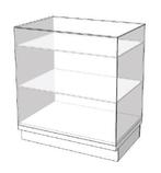 Super high glossy vitrine toonbank met planken 90 cm, Zakelijke goederen, Kantoor en Winkelinrichting | Winkel en Inventaris
