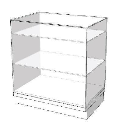 Super high glossy vitrine toonbank met planken 90 cm, Zakelijke goederen, Kantoor en Winkelinrichting | Winkel en Inventaris
