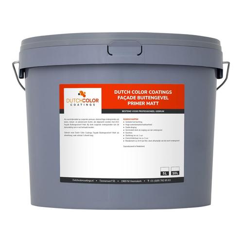 DCC Façade Buitengevel Primer Matt 5L, Doe-het-zelf en Verbouw, Verf, Beits en Lak, Verf, Overige kleuren, Nieuw, Minder dan 5 liter