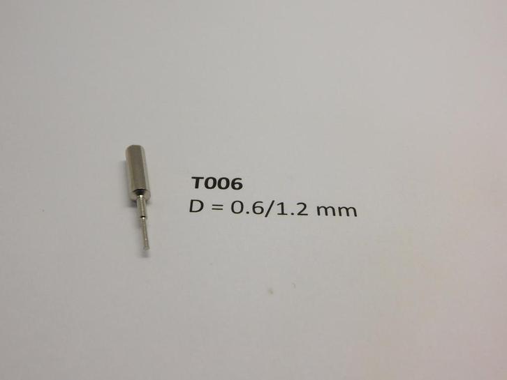 micromotor T006 Vervangingsstift voor T005 0.6 / 1.2 mm, Hobby en Vrije tijd, Modeltreinen | H0, Gelijkstroom, Overige typen, Nieuw
