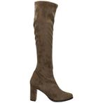 Nelson hoge laarzen voor dames in het Taupe, Hoge laarzen, Overige kleuren, Verzenden, Nieuw