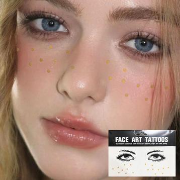 Face Art Tattoos Sproet 7: Klassieke Sproetvorm beschikbaar voor biedingen