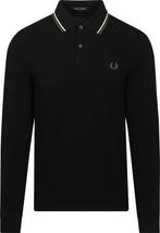 Fred Perry Longsleeve Polo Zwart W54 maat XL Heren, Verzenden, Zwart, Fred Perry, Maat 56/58 (XL)
