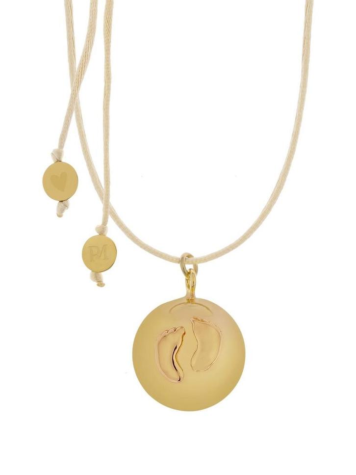 Proud MaMa Ballchain Babybel Sofiegold baby feet, Sieraden, Tassen en Uiterlijk, Kettingen, Nieuw, Verzenden