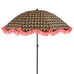 Edelman Mitchell parasol hart zwart - Ø220 x 238 cm, Verzenden, Nieuw