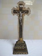 Barok Crucifix - Metaal, gips en hout - 1900-1910 - Antieke