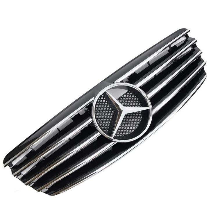 Carnamics Grille | Mercedes-Benz E-klasse 02-06 4-d / E-klas, Auto-onderdelen, Carrosserie en Plaatwerk, Nieuw, Verzenden