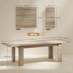 TRUUSK Uitschuifbare Eettafel - Van 180 naar 260 cm - Voor 6, Verzenden, Nieuw