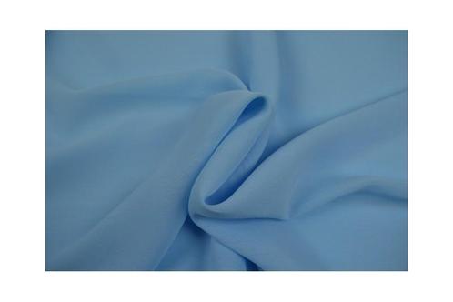 15 meter chiffon stof - Baby blauw, Hobby en Vrije tijd, Stoffen en Lappen, 120 cm of meer, 200 cm of meer, Blauw, Nieuw, Polyester