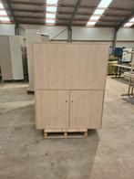 Kantoor kast hout B120xD40xH150 cm, gebruikt, Ophalen of Verzenden, Nieuw in verpakking, Overige typen