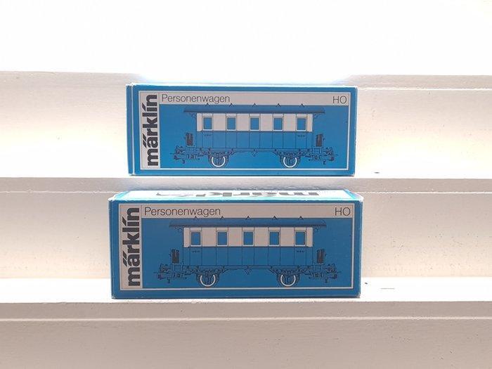 Märklin H0 - 4107 (90705) - Modeltrein personenwagen (2) -, Hobby en Vrije tijd, Modeltreinen | H0