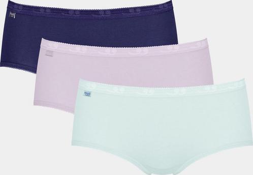 Sloggi Maat 40-42 Dames Basic+ 3Pack Midi Onderbroek Dames, Kleding | Dames, Ondergoed en Lingerie, Verzenden