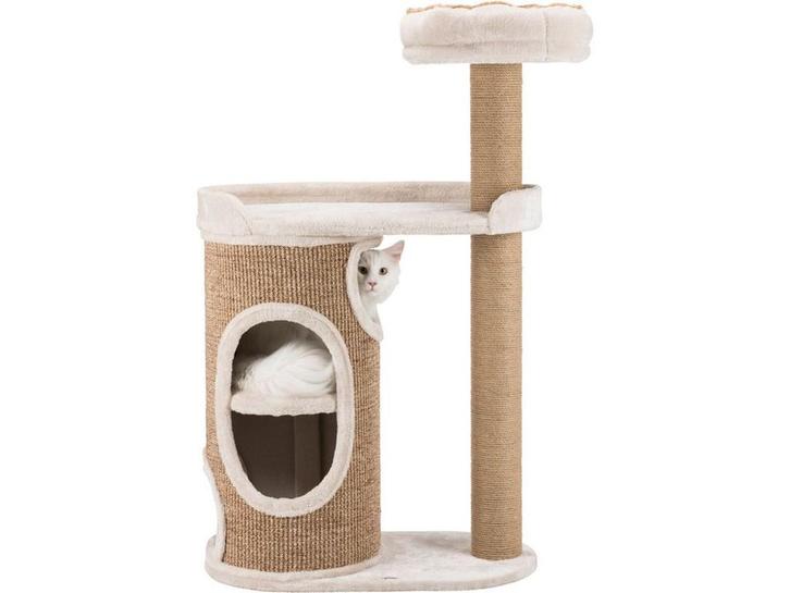 Trixie Falco - Krabpaal - 4 ligplekken - Lichtgrijs/Bruin, Dieren en Toebehoren, Katten-accessoires, Nieuw, Verzenden
