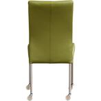 Leren eetkamerstoel Comfort met wieltjes - Toledo Apple, Huis en Inrichting, Stoelen, Nieuw, Leer, Ophalen of Verzenden, Eén