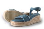 Tamaris Sleehakken in maat 38 Blauw | 10% extra korting, Tamaris, Zo goed als nieuw, Schoenen met hoge hakken, Verzenden