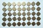 Nederland. Wilhelmina. Lot van 40 stuks 5 centen 1936