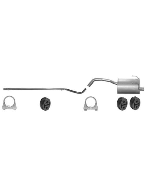 Complete uitlaat Voorpijp + Einddemper Fiat Panda Classic, E, Auto-onderdelen, Uitlaatsystemen, Nieuw, Verzenden