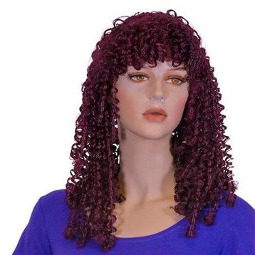 Shirley Pruik Aubergine | Aanbieding OP=OP beschikbaar voor biedingen