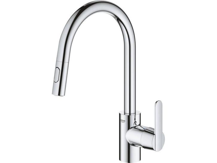 GROHE Get - Keukenkraan - Hoge uitloop 360° draaibereik, Doe-het-zelf en Verbouw, Sanitair, Zo goed als nieuw, Verzenden