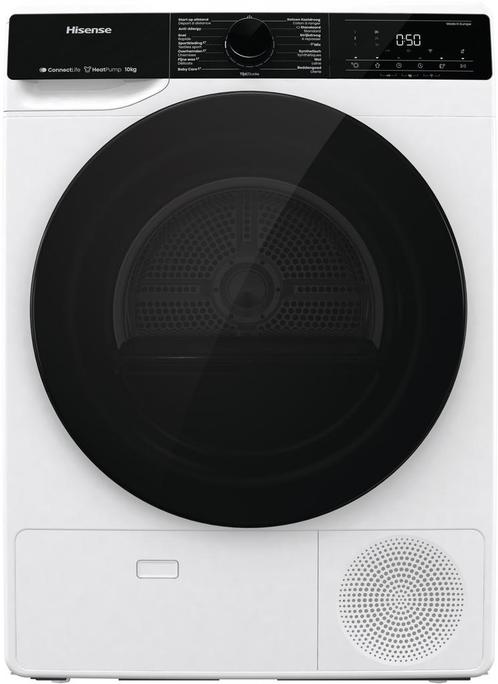 Hisense DH5V13UW warmtepomp droger met 10 kg. trommel en E, Witgoed en Apparatuur, Wasdrogers, Nieuw, Voorlader, Energieklasse A of zuiniger