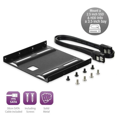 Ewent SSD Installatiekit voor een 2.5 inch SSD/HDD, Audio, Tv en Foto, Fotografie | Geheugenkaarten, Nieuw, Verzenden