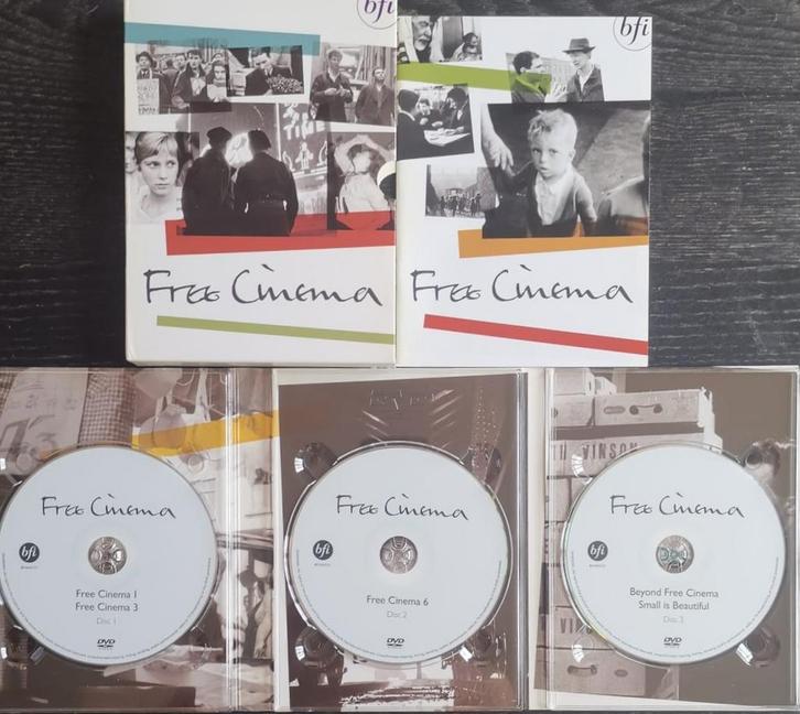 Free Cinema (3 disc) + boekje               Gratis verzenden, Cd's en Dvd's, Dvd's | Tv en Series, Zo goed als nieuw, Boxset, Overige genres