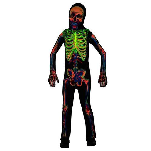 Kostuum Skelet Glow in the Dark Multikleur Kind, Kleding | Dames, Carnavalskleding en Feestkleding, Nieuw, Ophalen of Verzenden