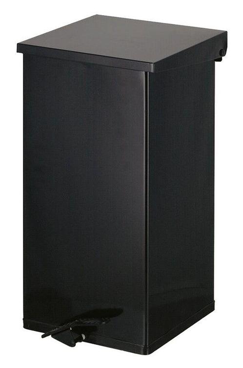 Carro-Kick vuurbestendige pedaalemmer 110 ltr zwart, Huis en Inrichting, Schoonmaakartikelen, Verzenden