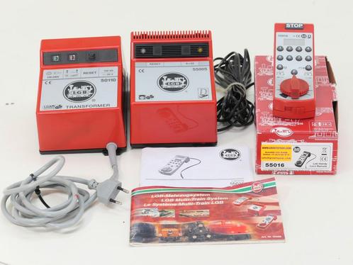 LGB Digitaal Set 50110 & 55005P & 55016 Transformer 100VA..., Hobby en Vrije tijd, Modeltreinen | Overige schalen, Rails, Gebruikt