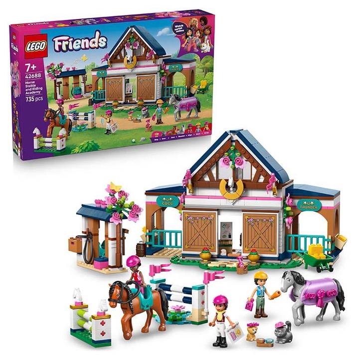 LEGO Friends - Horse Stable and Riding Academy 42688, Kinderen en Baby's, Speelgoed | Duplo en Lego, Ophalen of Verzenden