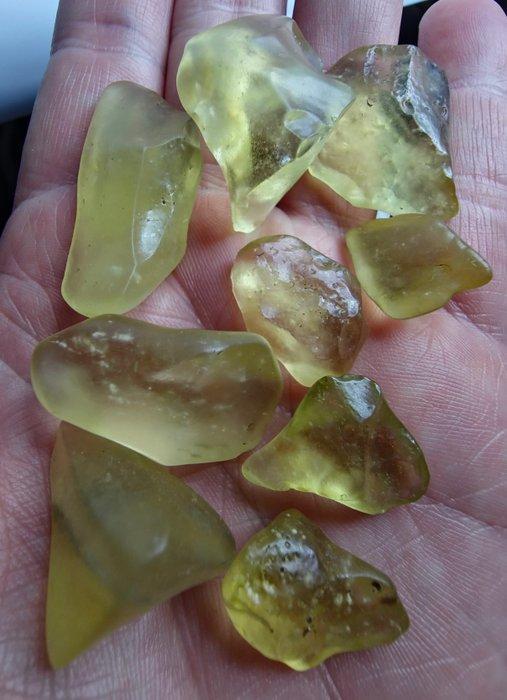 Libian desert glass (LDG). Impactite - 51.4 g, Verzamelen, Mineralen en Fossielen