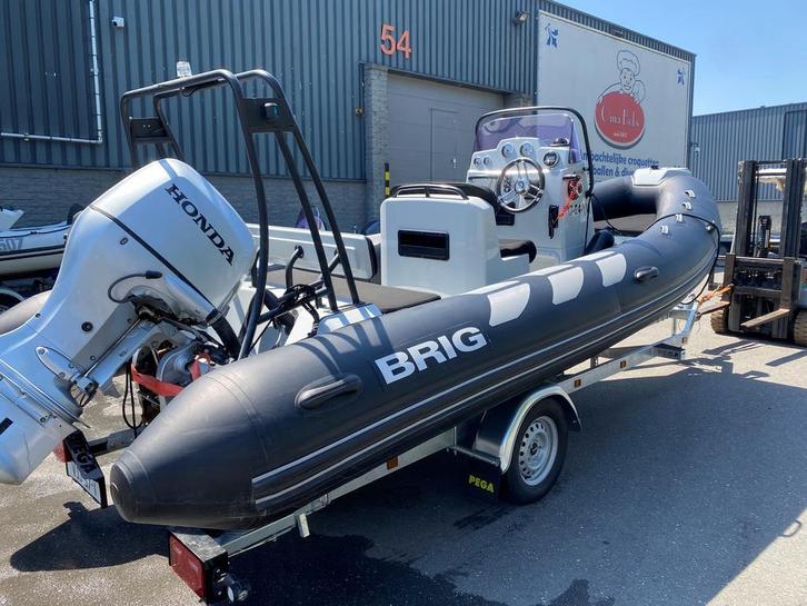 BRIG Navigator 570 (2016) – Honda 100pk – Zeer nette RIB, Watersport en Boten, Rubberboten, 70 tot 120 pk, Overige materialen