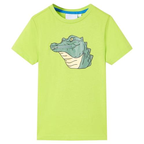 vidaXL Kindershirt 128 limoengroen, Kinderen en Baby's, Kinderkleding | Overige, Nieuw, Verzenden