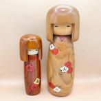 Paar creatieve Kokeshi-poppen Graceful Spring - Usaburo