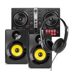 Hercules Inpulse 300 MK2 DJ set met SMN50B monitors en hoofd, Muziek en Instrumenten, Mengpanelen, Nieuw, Verzenden