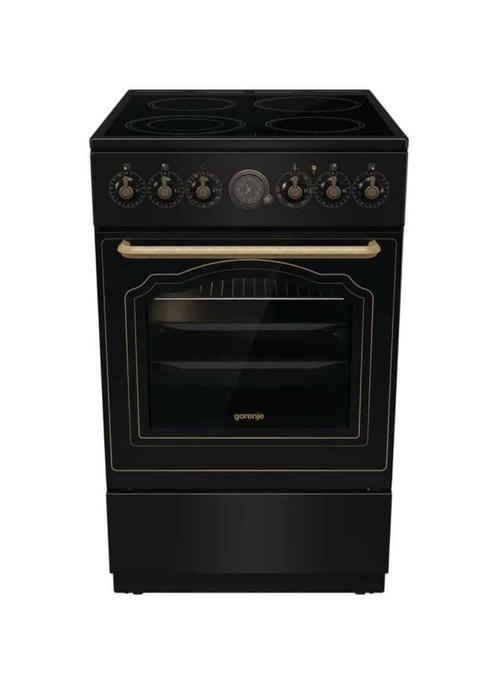 €649 Gorenje GECS5B70CLB cm. 50 - 4 elektrische zones + 1, Witgoed en Apparatuur, Fornuizen, Ophalen of Verzenden