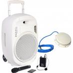 Ibiza Sound PORT12UHF-WH-MKII-Poolpack Bluetooth speaker met