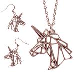 Set - Kinderketting 45cm RVS - Oorbellen Zilverkleurig - Han, Ophalen of Verzenden, Nieuw