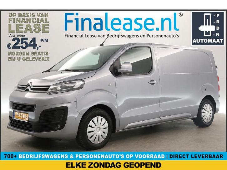 Citroën Jumpy 2.0 BlueHDI L2H1 177PK Automaat 360Camera LED, Auto's, Bestelauto's, Lease, Automaat, Diesel, Citroën, Zilver of Grijs