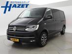 Volkswagen Transporter 2.0 TDI 204 PK DSG L2H1 DUBBEL CABINE, Auto's, Automaat, Volkswagen, Zwart, Diesel