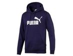 Puma - ESS Hoody FL Big Logo - Donkerblauwe Sweater - S, Nieuw