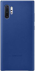 Samsung Galaxy Note 10 Leather Cover Blue, Telecommunicatie, Mobiele telefoons | Hoesjes en Frontjes | Overige merken, Nieuw, Ophalen of Verzenden