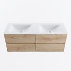 MONDIAZ VICA 130cm badmeubel onderkast Washed Oak 4 lades., Ophalen of Verzenden, Nieuw, Bad