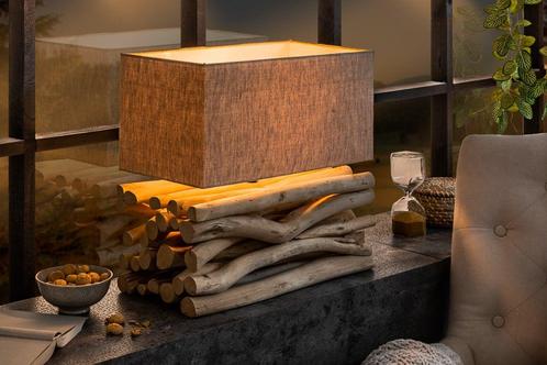 Handgemaakte tafellamp EUPHORIA II natuurlijk drijfhout met, Huis en Inrichting, Lampen | Tafellampen, Ophalen of Verzenden