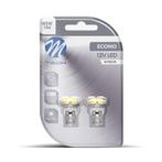 M-Tech LED W5W 12V - Basic 8x Led diode - Wit - Set, Verzenden, Nieuw