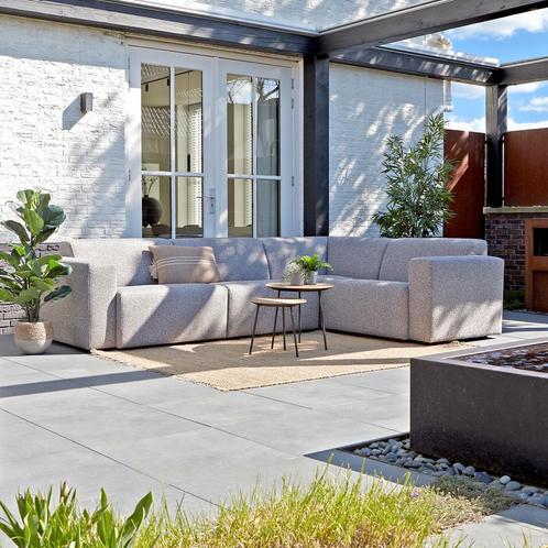 *WOONWINKEL* Hoekbank Voor Buiten All-weather Stof Rechts Gr, Tuin en Terras, Tuinsets en Loungesets, Nieuw, Verzenden