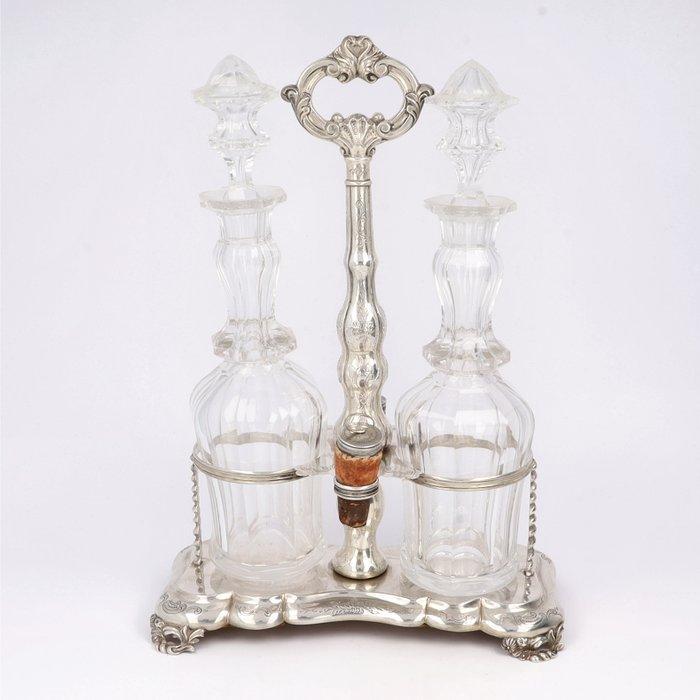 Daniel Jan de Haas - Olie-en-azijnstelletje - .833 zilver, Antiek en Kunst, Antiek | Goud en Zilver