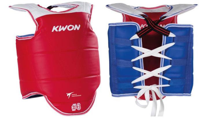 KWON Borstbeschermer Korean Style WT goedgekeurd, Sport en Fitness, Vechtsporten en Zelfverdediging, Vechtsportbescherming, Nieuw