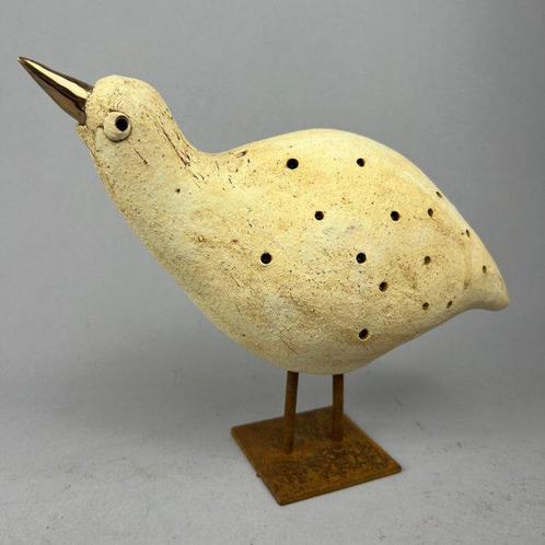Ewa Budzowska - The bird - BIG (decorated 24 carat gold), Antiek en Kunst, Kunst | Designobjecten